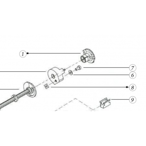 Bouton de réglage de Balance - Pièce N°1