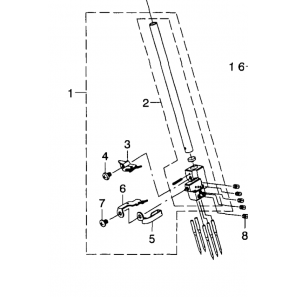 Ensemble guide fil Juki Mo 735