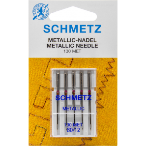 Aiguilles SCHMETZ pour fil métal 80/12