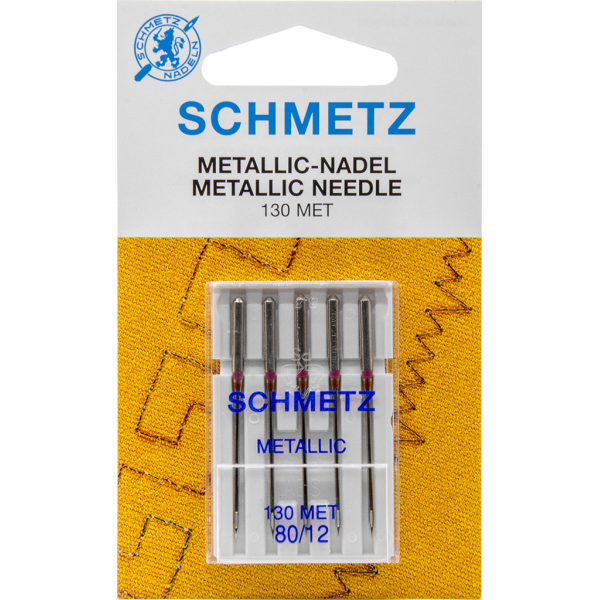 Aiguilles SCHMETZ pour fil métal 80/12