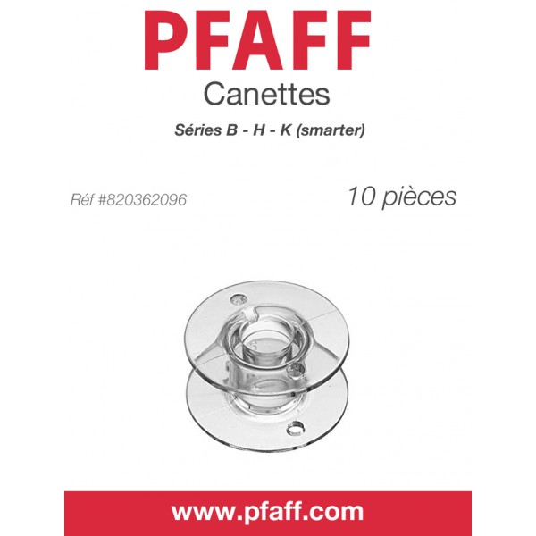 Canette Plastique , Paquet de 10 PFAFF