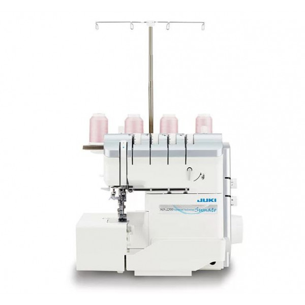 Surjeteuse 3/4 Fils KPCB Blanche - Cadre Métal, Vitesse 1200 Ppm, Lampes LED - Kit Accessoires Inclus Pour Couture Professionnelle