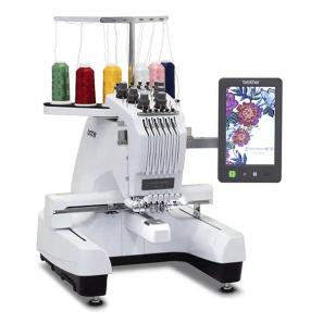 Machine à broder BROTHER PR680W + Table de rangement + Système de casquette OFFERT