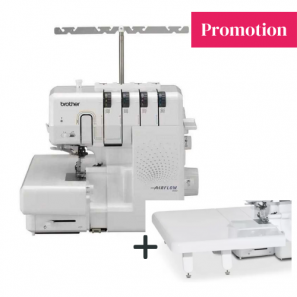 Surjeteuse Airflow 3000 Brother + 4 Cônes offerts