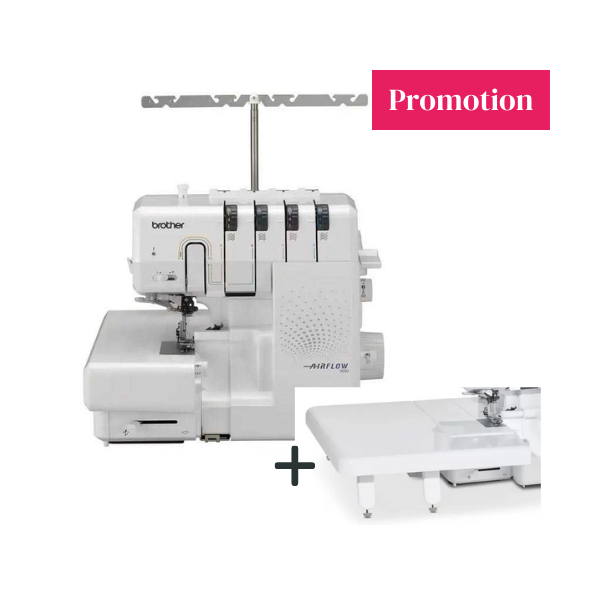 Surjeteuse Airflow 3000 Brother + 4 Cônes offerts