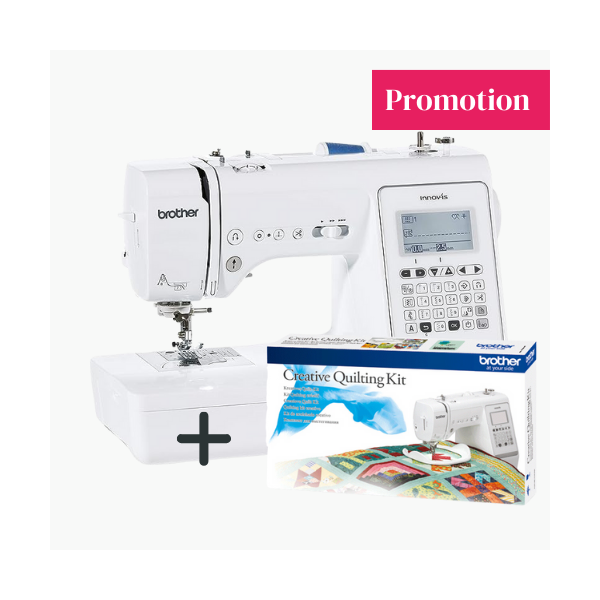 Machine à coudre BROTHER INNOV-IS A150 + Kit quilting OFFERT