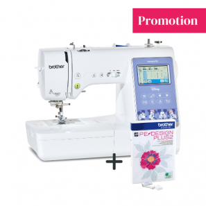 Machine à coudre et à broder BROTHER INNOV-IS M380 Disney + PE Design Plus 2 OFFERT