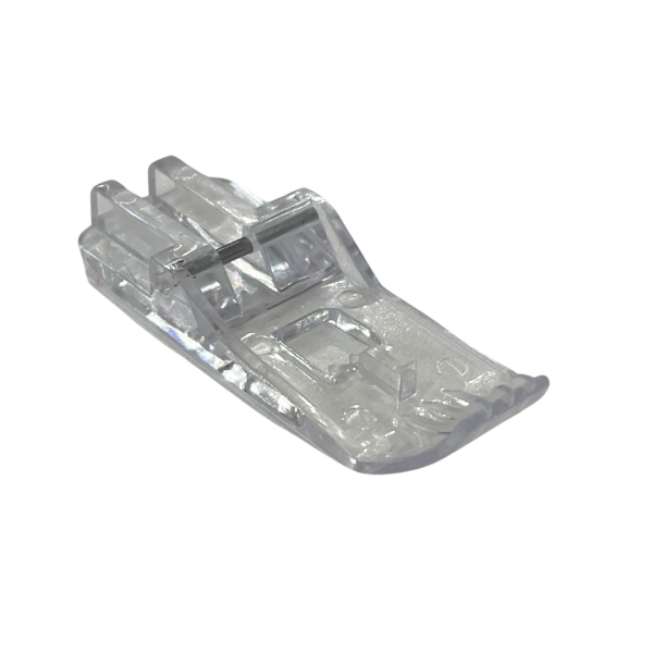 Pied transparent compatible avec la recouvreuse MCS-1800 Juki.