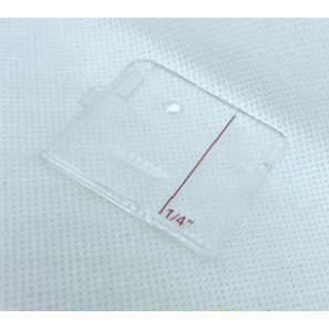 Plaque glissière transparente pour Pfaff Passeport